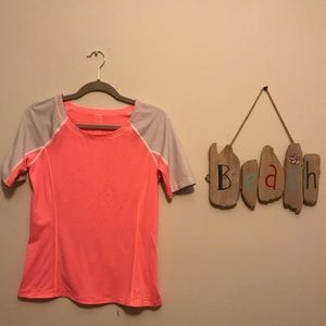 Lululemon Peach/Cream Top Sz 4